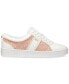 Фото #2 товара MICHAEL MMK Juno Stripe Lace-Up Low-Top Sneakers