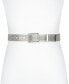 Фото #2 товара Women's Thin Minimalist Metallic Mesh Dress Belt