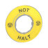 APC ZBY9220 - Yellow - Circle - Black on yellow - EN/IEC 60204-1 EN/ISO 13850: 2006 - 6 cm - 4 g
