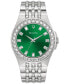 ფოტო #1 პროდუქტის Men's Phantom Crystal Stainless Steel Bracelet Watch 42mm