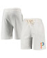 Фото #2 товара Men's Oatmeal Pittsburgh Pirates Mainstream Logo Terry Tri-Blend Shorts