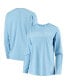 Фото #2 товара Women's Carolina Blue North Carolina Tar Heels Tonal Block Vintage-Like Wash Long Sleeve T-shirt