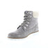 Фото #4 товара Diba True Draw Tap 31120 Womens Gray Suede Lace Up Casual Dress Boots