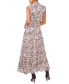 ფოტო #2 პროდუქტის Women's Split-Neck Sleeveless Maxi Dress