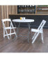2.63-Foot Round Plastic Folding Table
