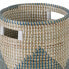 Set of Baskets 38 x 38 x 50 cm Natural Grey Natural Fibre (2 Pieces)