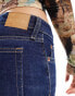 Фото #8 товара Weekday Nova low waist slim bootcut jeans with gathered leg in azur blue