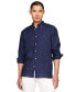 Men's Pigment-Dyed Button-Down Long Sleeve Shirt