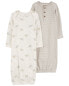 Baby 2-Pack Sleeper Gowns NB
