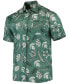Фото #2 товара Men's Green Michigan State Spartans Vintage-Like Floral Button-Up Shirt