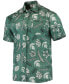 ფოტო #2 პროდუქტის Men's Green Michigan State Spartans Vintage-Like Floral Button-Up Shirt