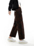 Фото #1 товара Obey brighton printed carpenter trousers in brown