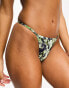 Фото #8 товара Weekday Sway tanga thong bikini in bliss lime exclusive to ASOS