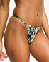 Фото #4 товара Weekday Sway tanga thong bikini in bliss lime exclusive to ASOS