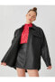 Фото #2 товара Куртка Koton Leather Look Shirt