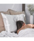 Фото #2 товара Luxury Satin Washable Pillowcase – Set of 2