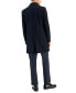 Men's Slim-Fit Migor Dark Blue Overcoat