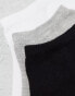 Фото #6 товара Champion trainer socks in grey white black 3 pack