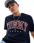 Фото #1 товара Tommy Jeans arch varsity logo t-shirt in navy