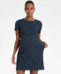 Women's Stretch Tweed Maternity Dress