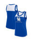 ფოტო #1 პროდუქტის Women's Royal Kentucky Wildcats Crosley Colorblock Tank Top