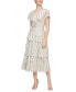 Фото #1 товара Платье SL Fashions с металлическими точками и складками в талии