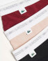 Lacoste 3 pack briefs in multi