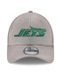 Men's Gray New York Jets Wordmark Flight 39THIRTY Flex Hat Серый, S/M - фото #2