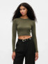 Фото #1 товара Modern Rib Cropped T-Shirt