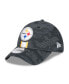 Men's Black Pittsburgh Steelers 2024 Sideline 39THIRTY Flex Hat Черный, L/XL - фото #1