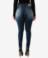 Фото #3 товара Women's Mid Rise Curvy Jennie Big T Skinny Jeans