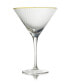 Фото #2 товара Rocher Martini Glasses, Set of 4, 9.5 Oz