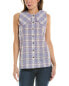 Фото #1 товара Ganni Seersucker Shirt Women's Purple 38