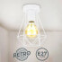 Фото #5 товара Weiße Deckenlampe Metall exkl. E27