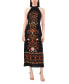 ფოტო #1 პროდუქტის Women's Printed Halter Maxi Dress