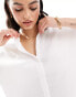 Фото #4 товара JDY cropped shirt in white