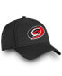 Фото #3 товара Men's Black Carolina Hurricanes Core Elevated Speed Flex Hat