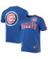 Men's Royal Chicago Cubs Taping T-shirt Синий, S - фото #1