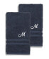 Фото #1 товара Textiles Turkish Cotton Personalized 2 Piece Denzi Bath Towel Set, 54" x 27"