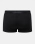 River Island 3 pack ribbed trunks in black