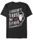 Фото #1 товара Men's Never Trust Scar Short Sleeve Crew T-shirt