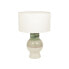 Desk lamp Romimex White Green Ceramic 33 x 49 x 33 cm