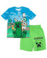 ფოტო #1 პროდუქტის Boys Creeper T-Shirt and Shorts Outfit Set to