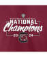 Фото #4 товара Men's Garnet South Carolina Gamecocks 2024 NCAA Women's Basketball National Champions Schedule T-Shirt