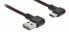 Delock EASY-USB 2.0 Cable Type-A male to USB Type-C™ male angled left / right 2 m black - 2 m - USB A - USB C - USB 2.0 - Black