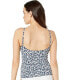 Фото #2 товара Lauren Ralph Lauren 261941 Ditsy Ruffled Underwire Lingerie Tankini Top Size 14