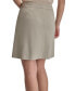 ფოტო #3 პროდუქტის Women's Zip-Front Slant-Pocket Mini Skirt
