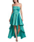 Фото #1 товара Коктейльное платье высокого-низкого платья из тафты Rene Ruiz (женское)