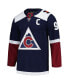 Фото #3 товара Men's Gabriel Landeskog Navy Colorado Avalanche Alternate Captain Patch Authentic Pro Player Jersey