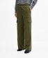 ფოტო #1 პროდუქტის Women's Elastic Waist Cargo Pants